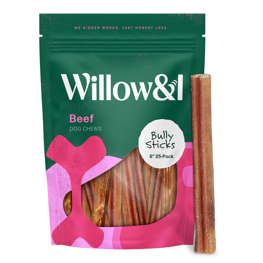 6" Bully Sticks 25-pack