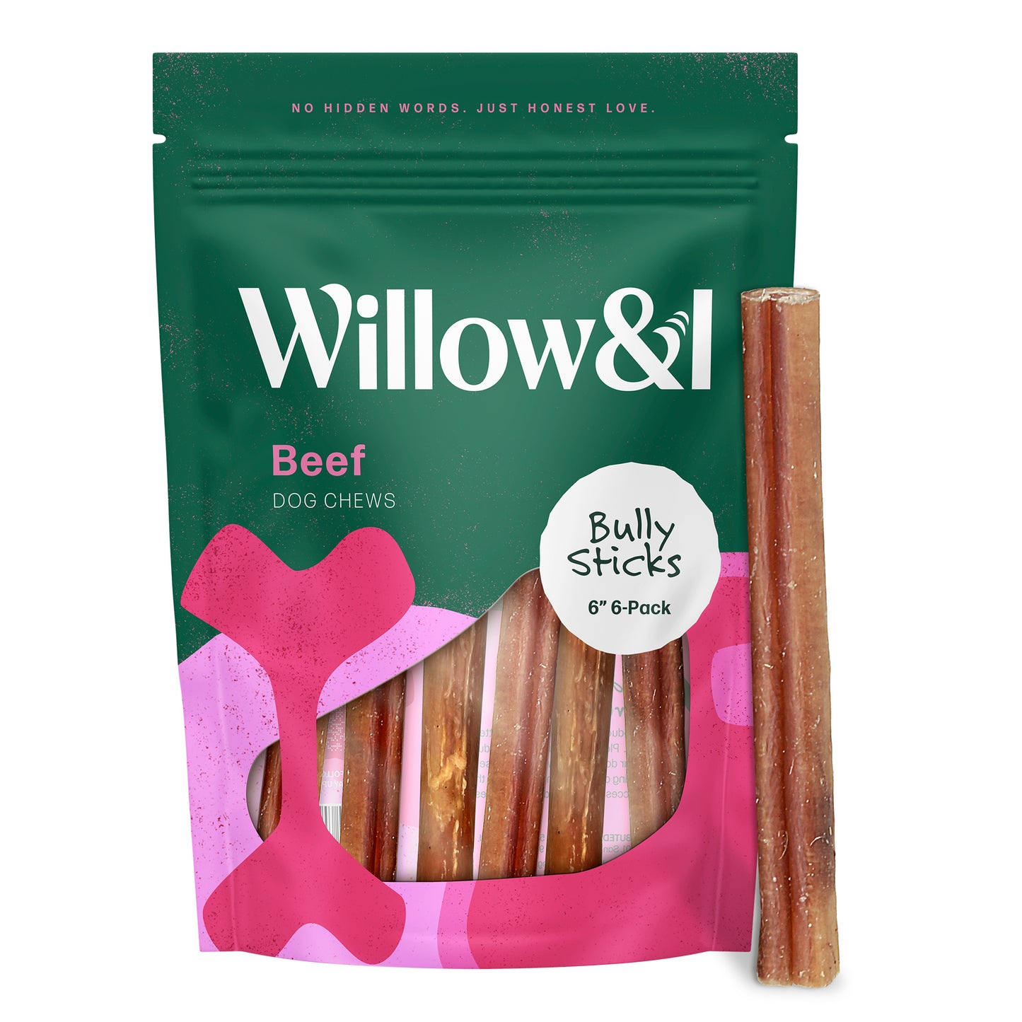 6" Bully Sticks 6-pack